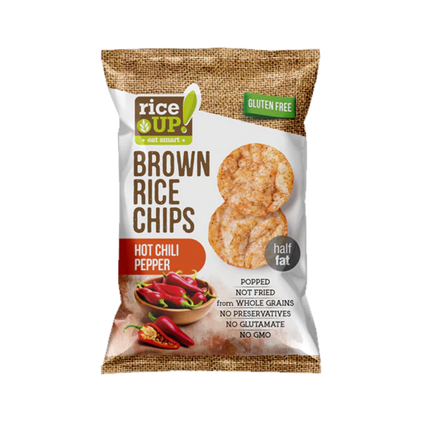 RICE CHIPS with HOT CHILI PEPPER