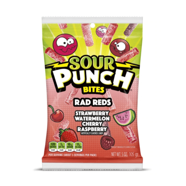 BITES SABORES FRUTOS ROJOS 105 GRS